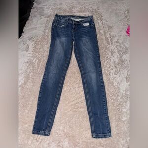 Vanilla Star Women's Skinny Jeans in Blue